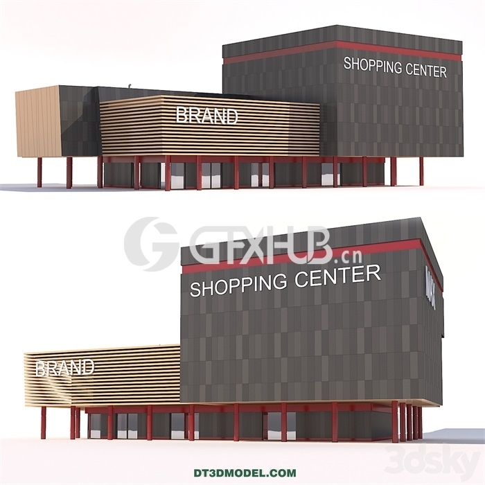 Architecture – Building – Shopping Center 01 - thumbnail 1