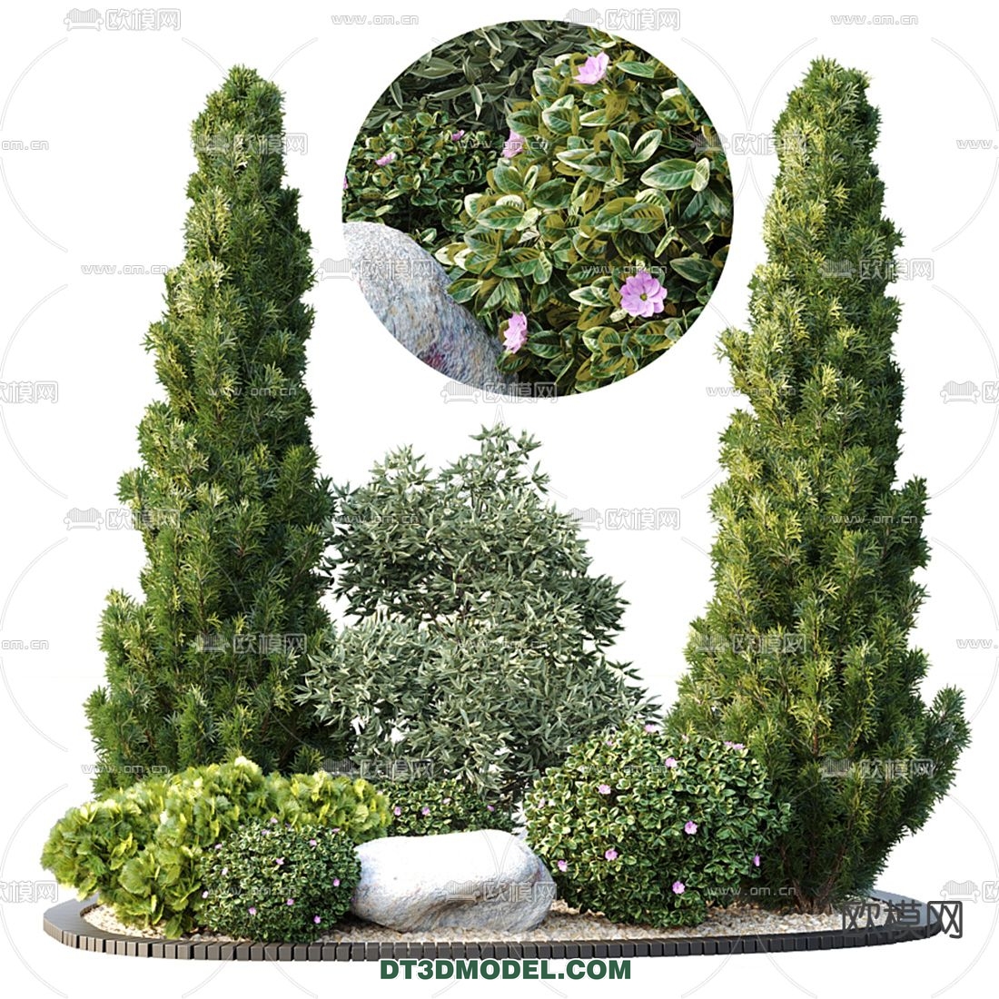 PLANTS – BUSH – VRAY / CORONA – 3D MODEL – 255 - thumbnail 1