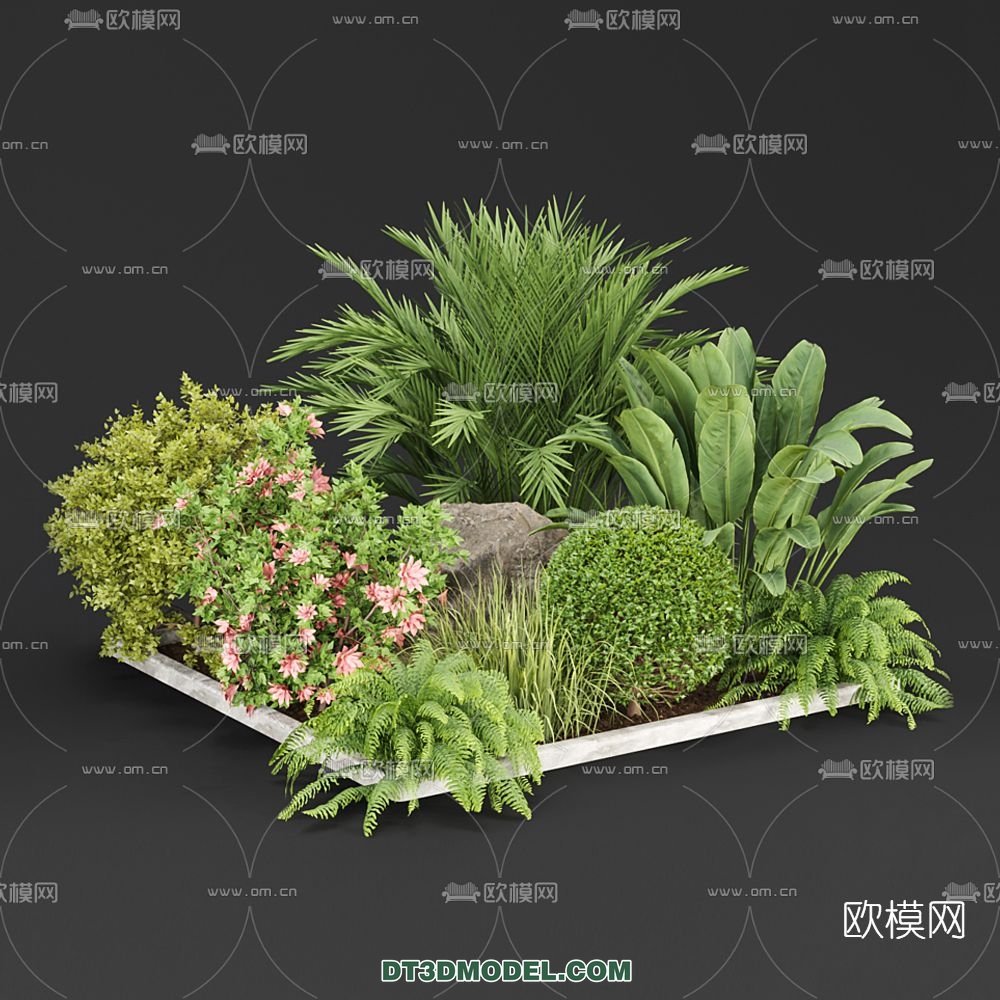 PLANTS – BUSH – VRAY / CORONA – 3D MODEL – 260 - thumbnail 1