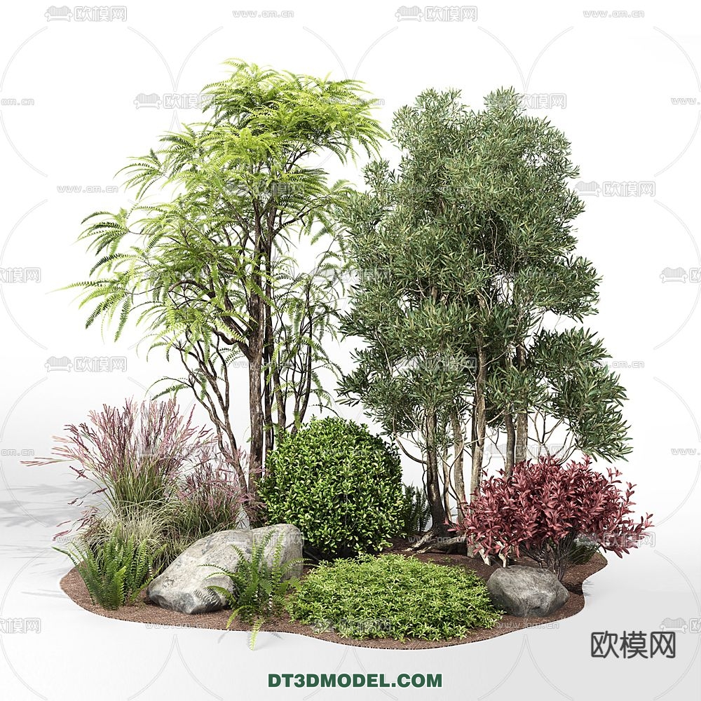 PLANTS – BUSH – VRAY / CORONA – 3D MODEL – 266 - thumbnail 1