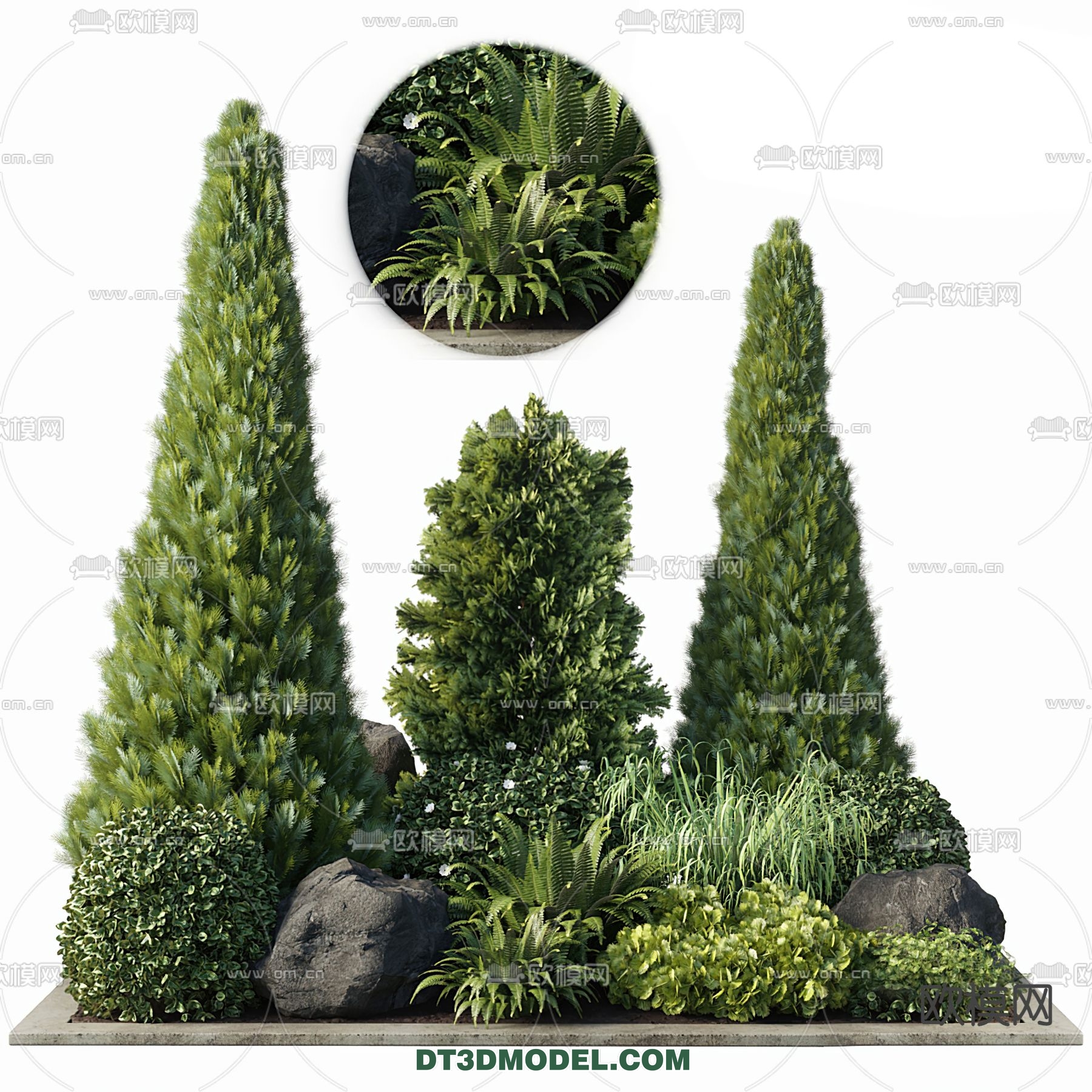 PLANTS – BUSH – VRAY / CORONA – 3D MODEL – 271 - thumbnail 1