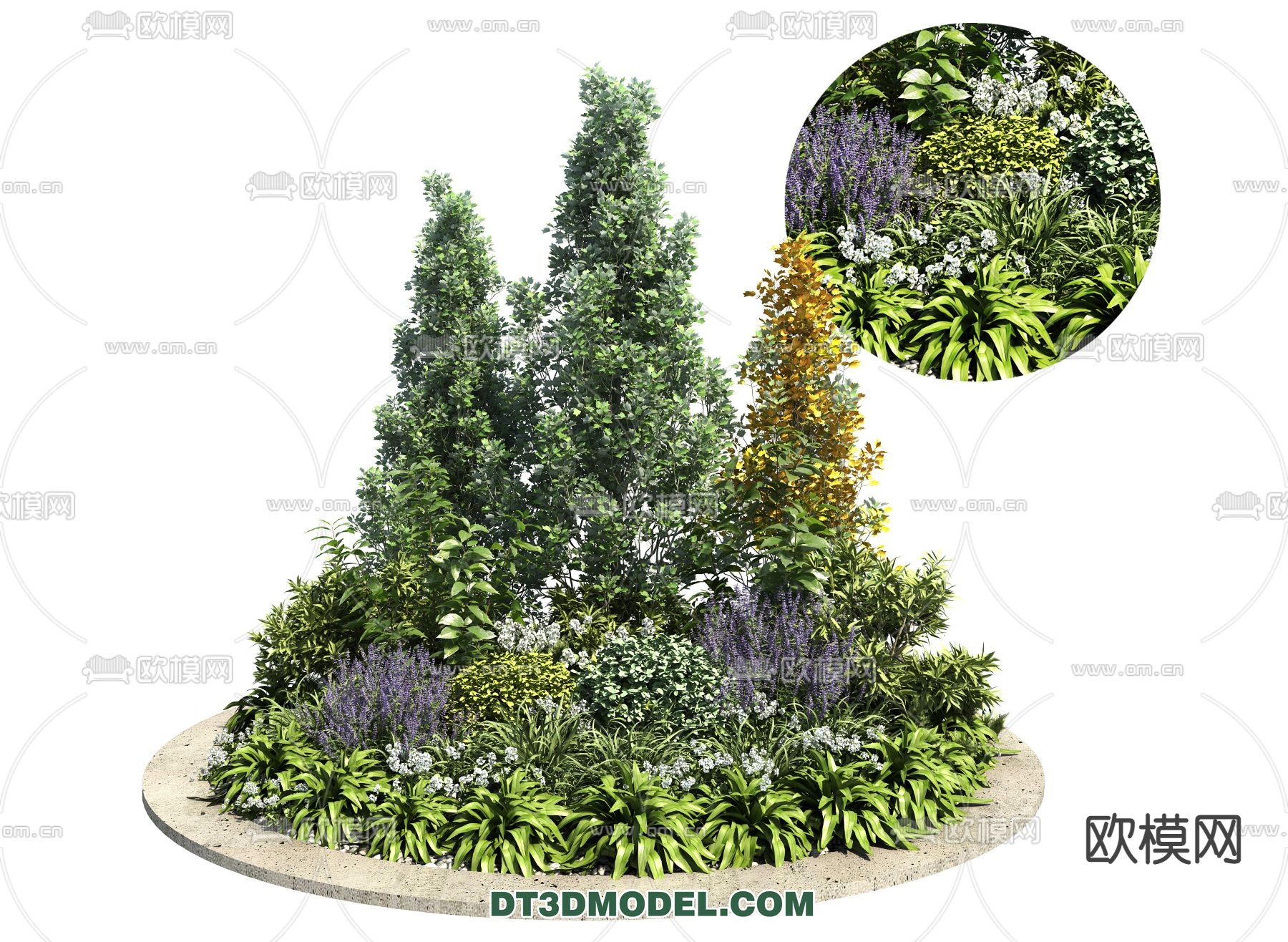 PLANTS – BUSH – VRAY / CORONA – 3D MODEL – 292 - thumbnail 1