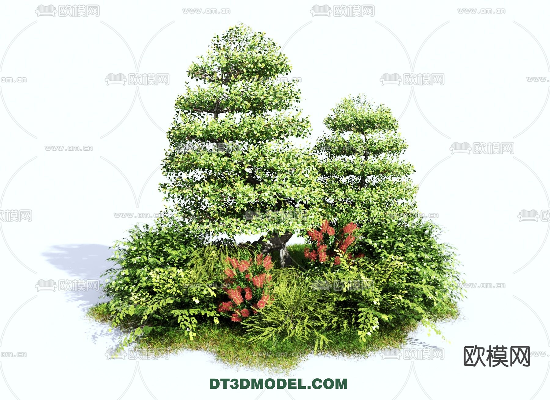 PLANTS – BUSH – VRAY / CORONA – 3D MODEL – 299 - thumbnail 1