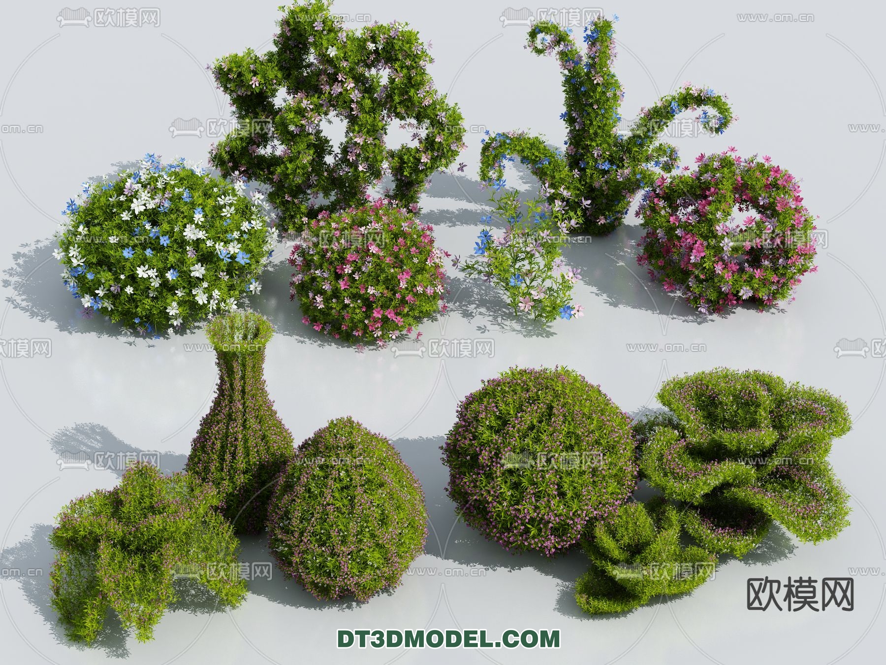 PLANTS – BUSH – VRAY / CORONA – 3D MODEL – 304 - thumbnail 1