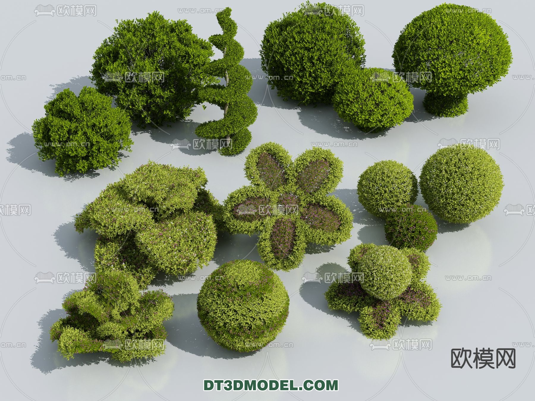 PLANTS – BUSH – VRAY / CORONA – 3D MODEL – 305 - thumbnail 1
