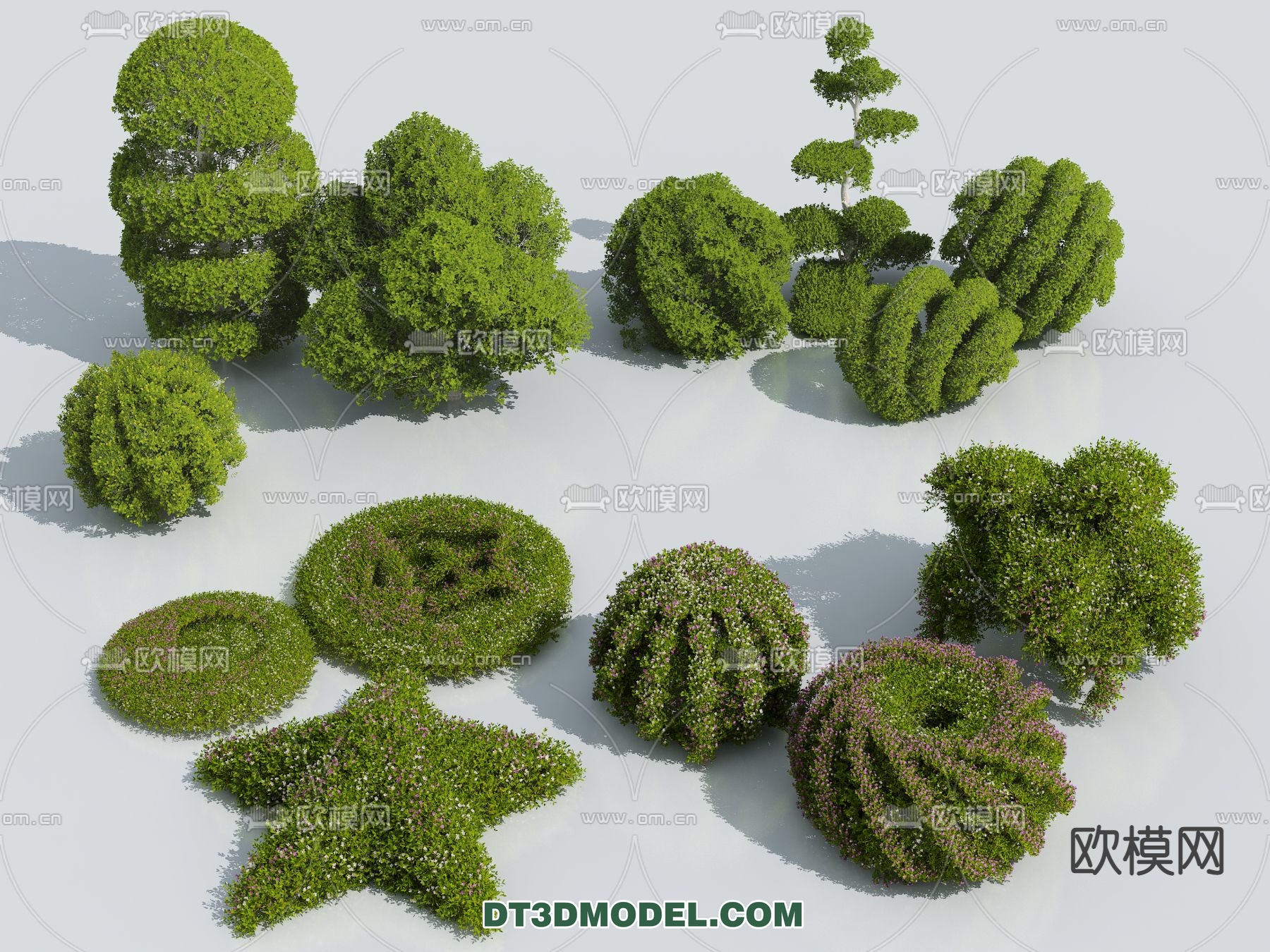 PLANTS – BUSH – VRAY / CORONA – 3D MODEL – 307 - thumbnail 1