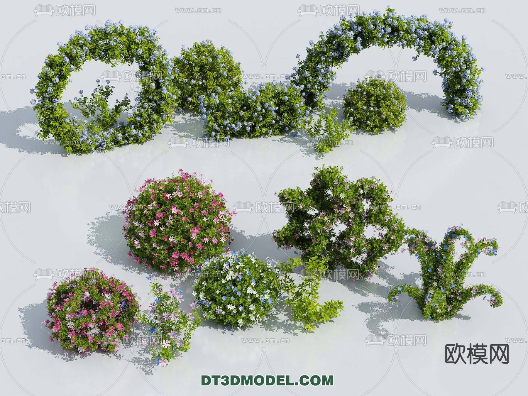 PLANTS – BUSH – VRAY / CORONA – 3D MODEL – 309 - thumbnail 1