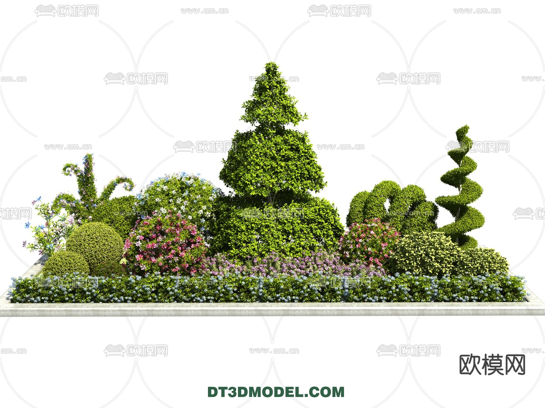 PLANTS – BUSH – VRAY / CORONA – 3D MODEL – 356 - thumbnail 1