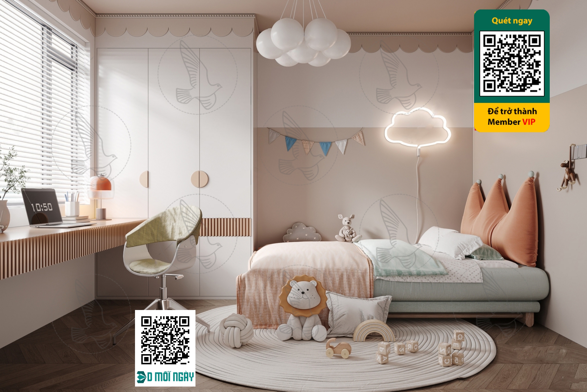 Children’s room 3D – 014 – 3746 - thumbnail 1