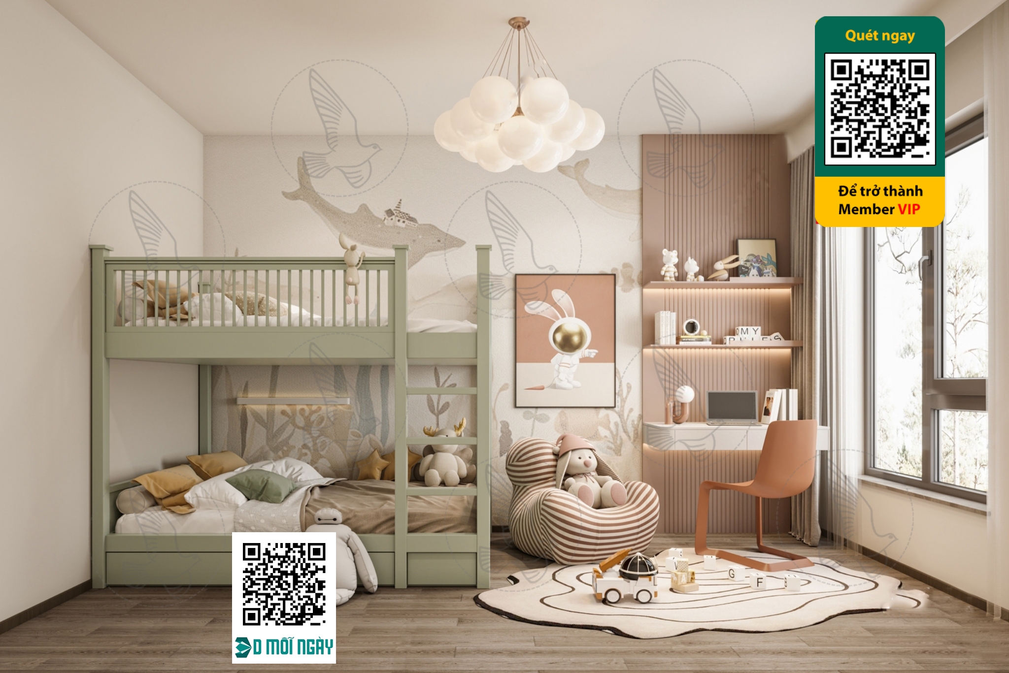 Children’s room 3D – 017 – 3749 - thumbnail 1