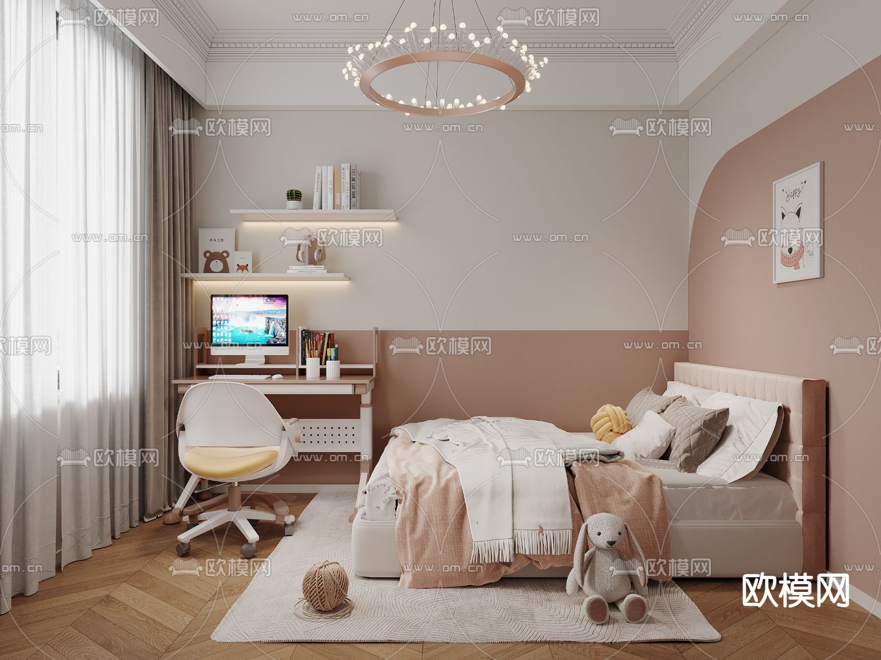 CHILDROOM SETS – CORONA – 3D MODEL – 2599 - thumbnail 1