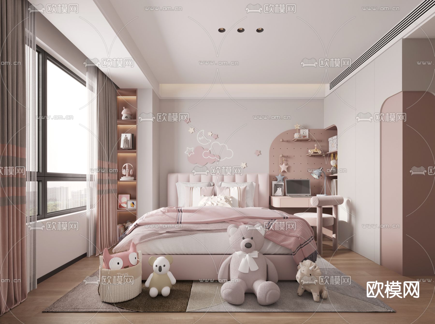 CHILDROOM SETS – CORONA – 3D MODEL – 2621 - thumbnail 1