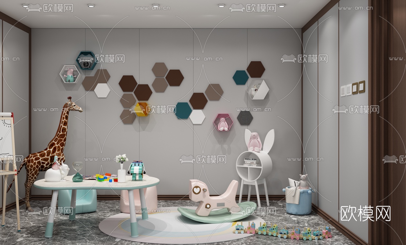 CHILDROOM SETS – VRAY / CORONA – 3D MODEL – 2568 - thumbnail 1