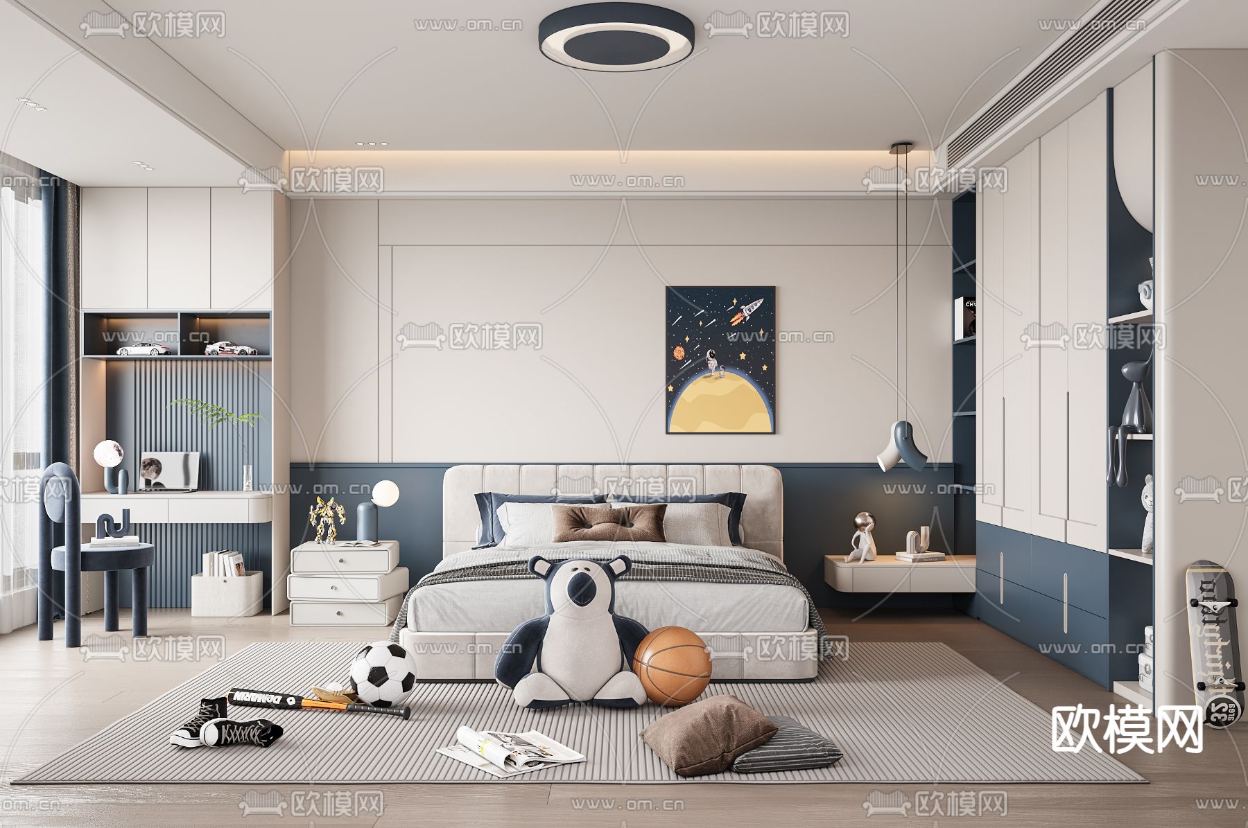 CHILDROOM SETS – VRAY / CORONA – 3D MODEL – 2579 - thumbnail 1