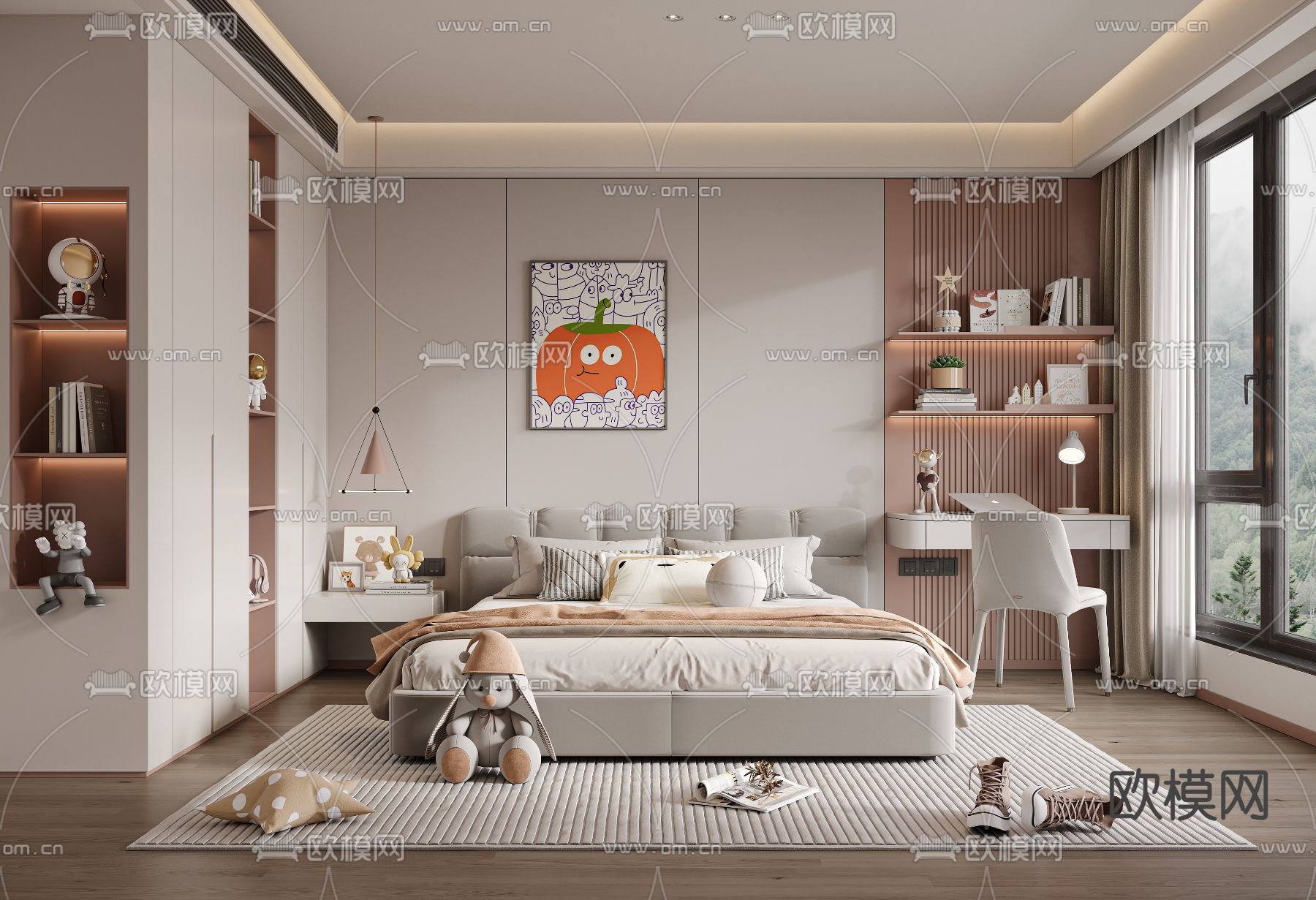 CHILDROOM SETS – VRAY / CORONA – 3D MODEL – 2582 - thumbnail 1