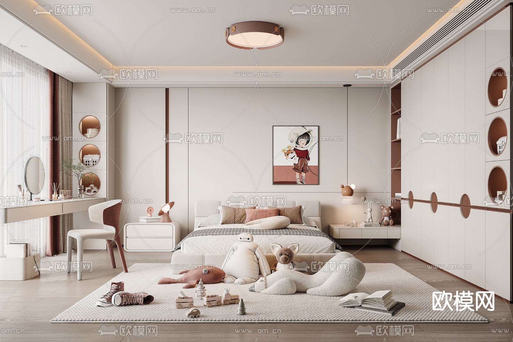 CHILDROOM SETS – VRAY / CORONA – 3D MODEL – 2583 - thumbnail 1