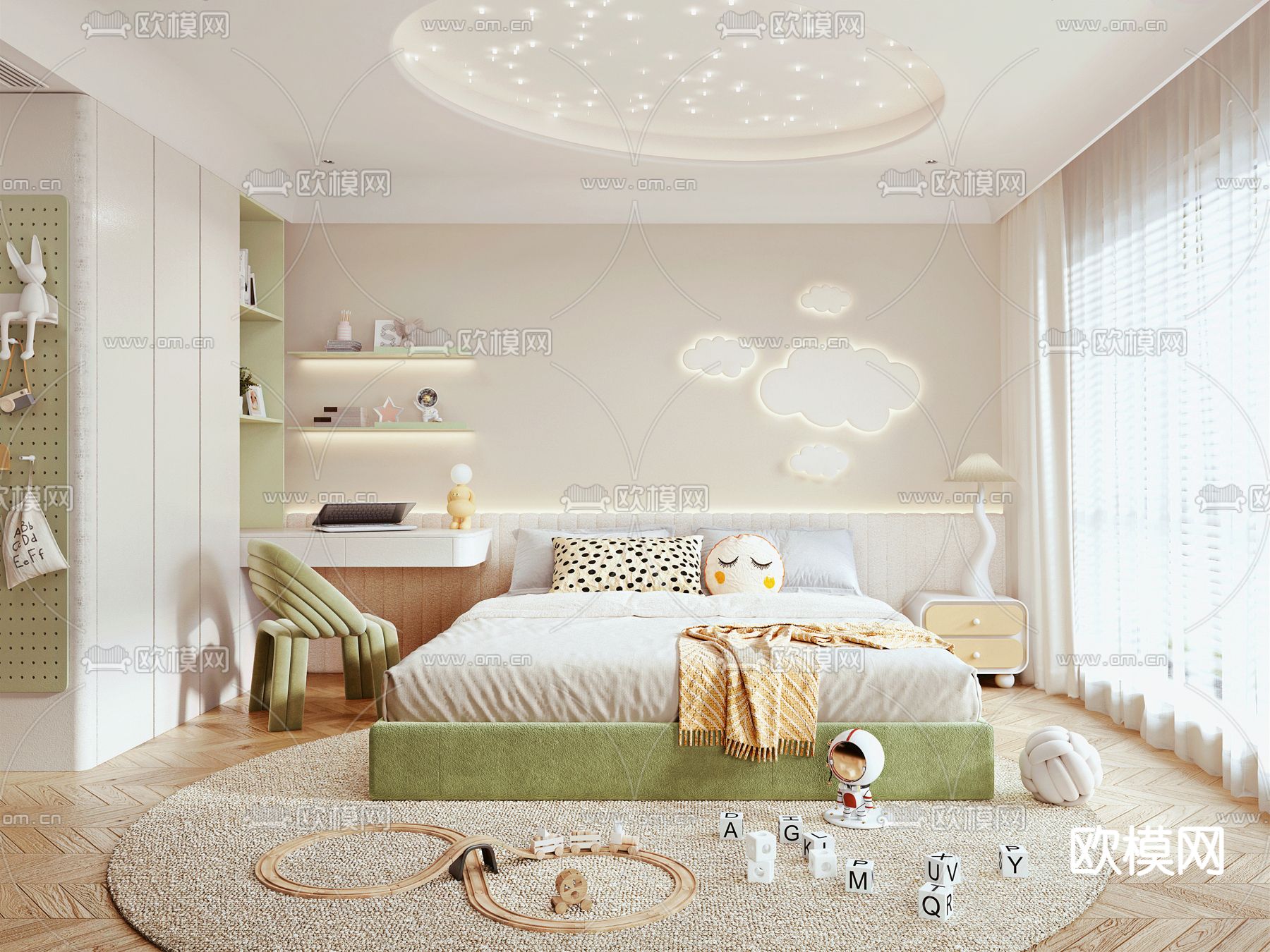 CHILDROOM SETS – VRAY / CORONA – 3D MODEL – 2589 - thumbnail 1