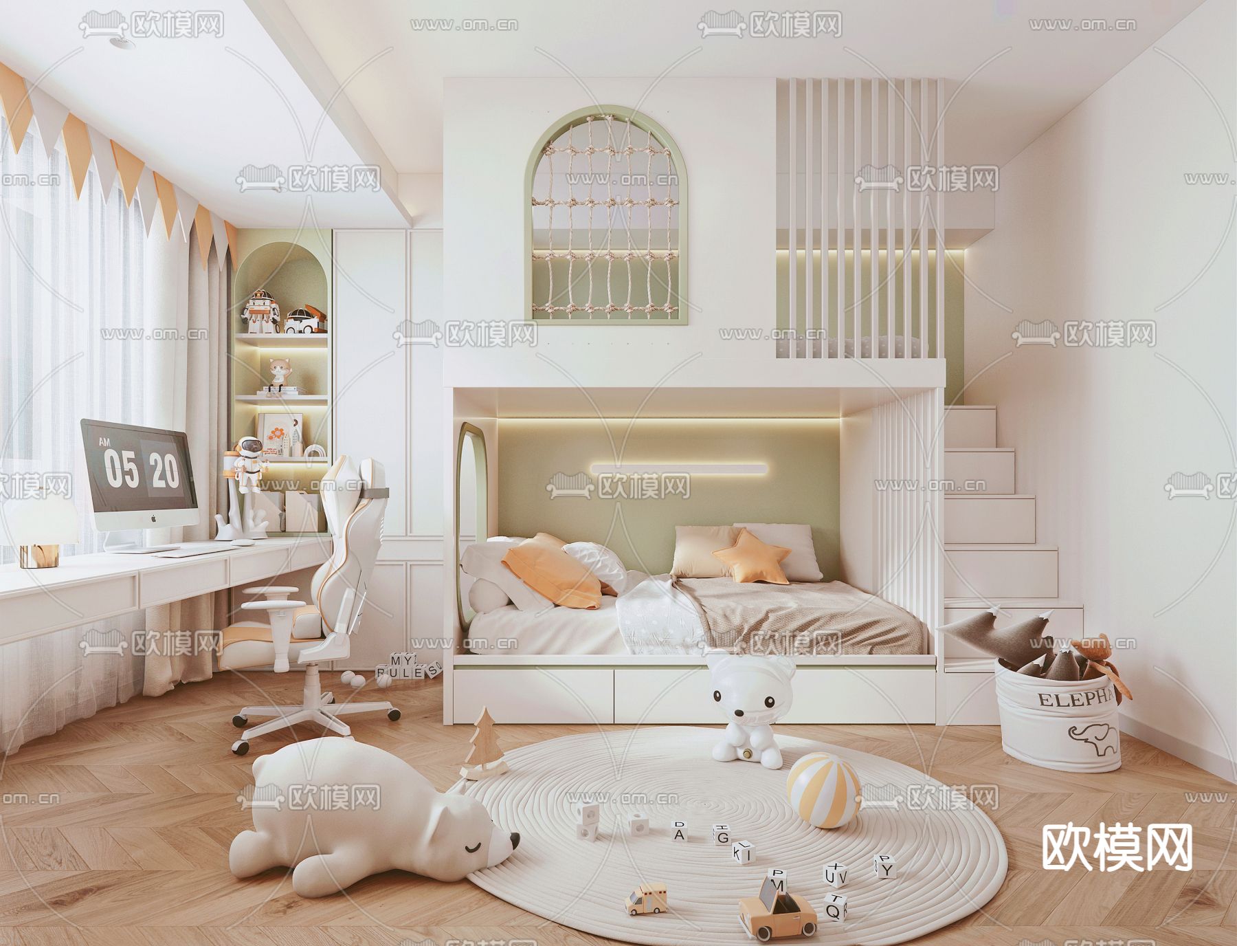 CHILDROOM SETS – VRAY / CORONA – 3D MODEL – 2590 - thumbnail 1