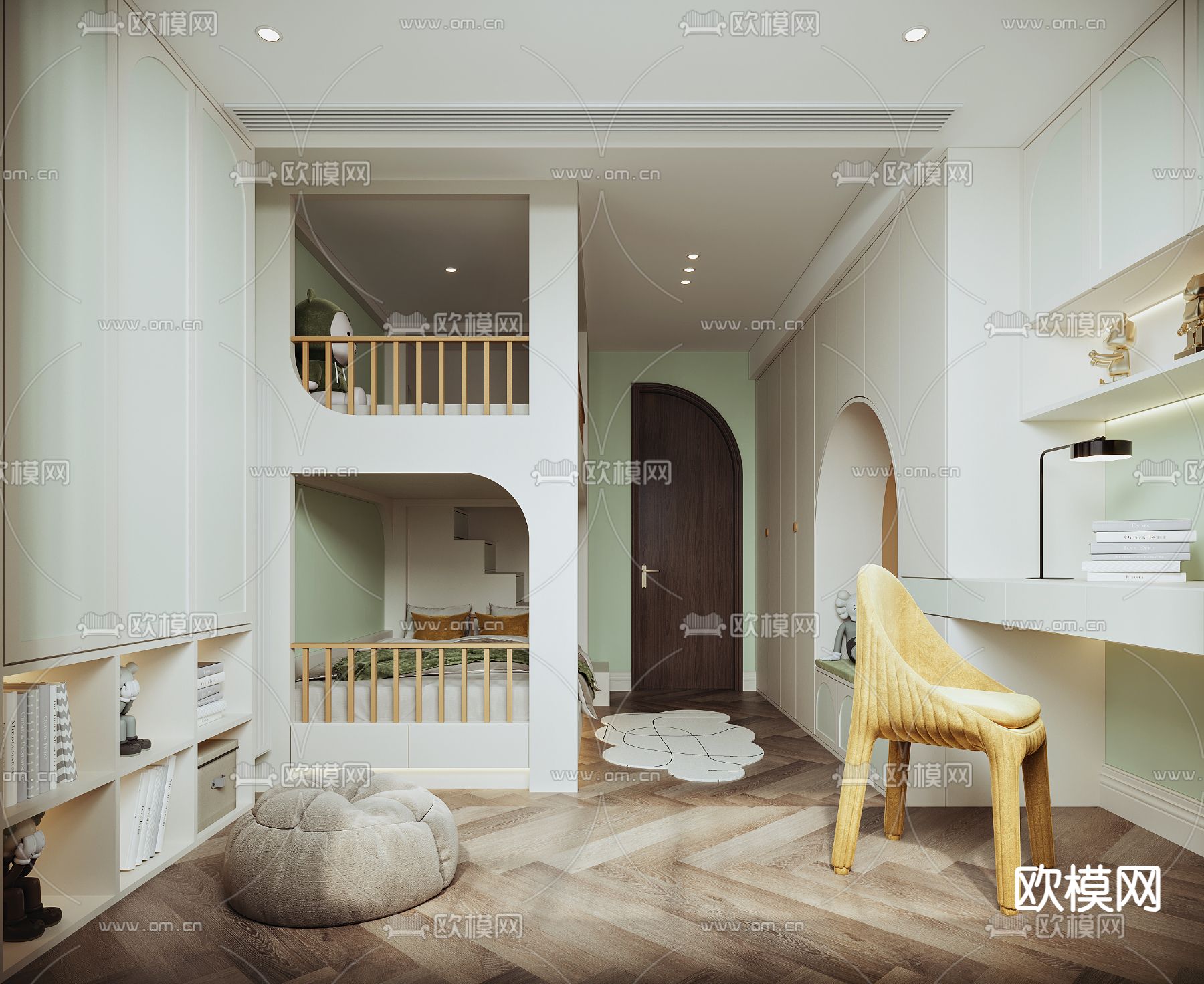 CHILDROOM SETS – VRAY / CORONA – 3D MODEL – 2591 - thumbnail 1