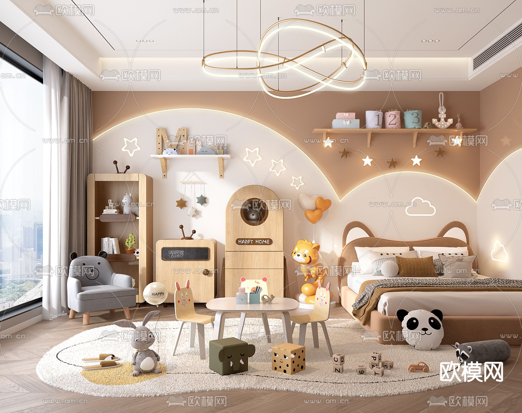 CHILDROOM SETS – VRAY / CORONA – 3D MODEL – 2606 - thumbnail 1