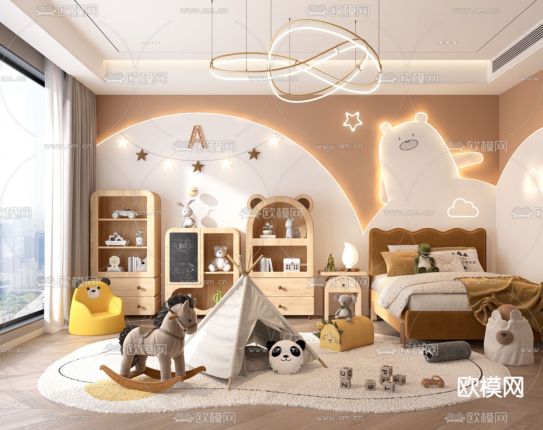 CHILDROOM SETS – VRAY / CORONA – 3D MODEL – 2607 - thumbnail 1