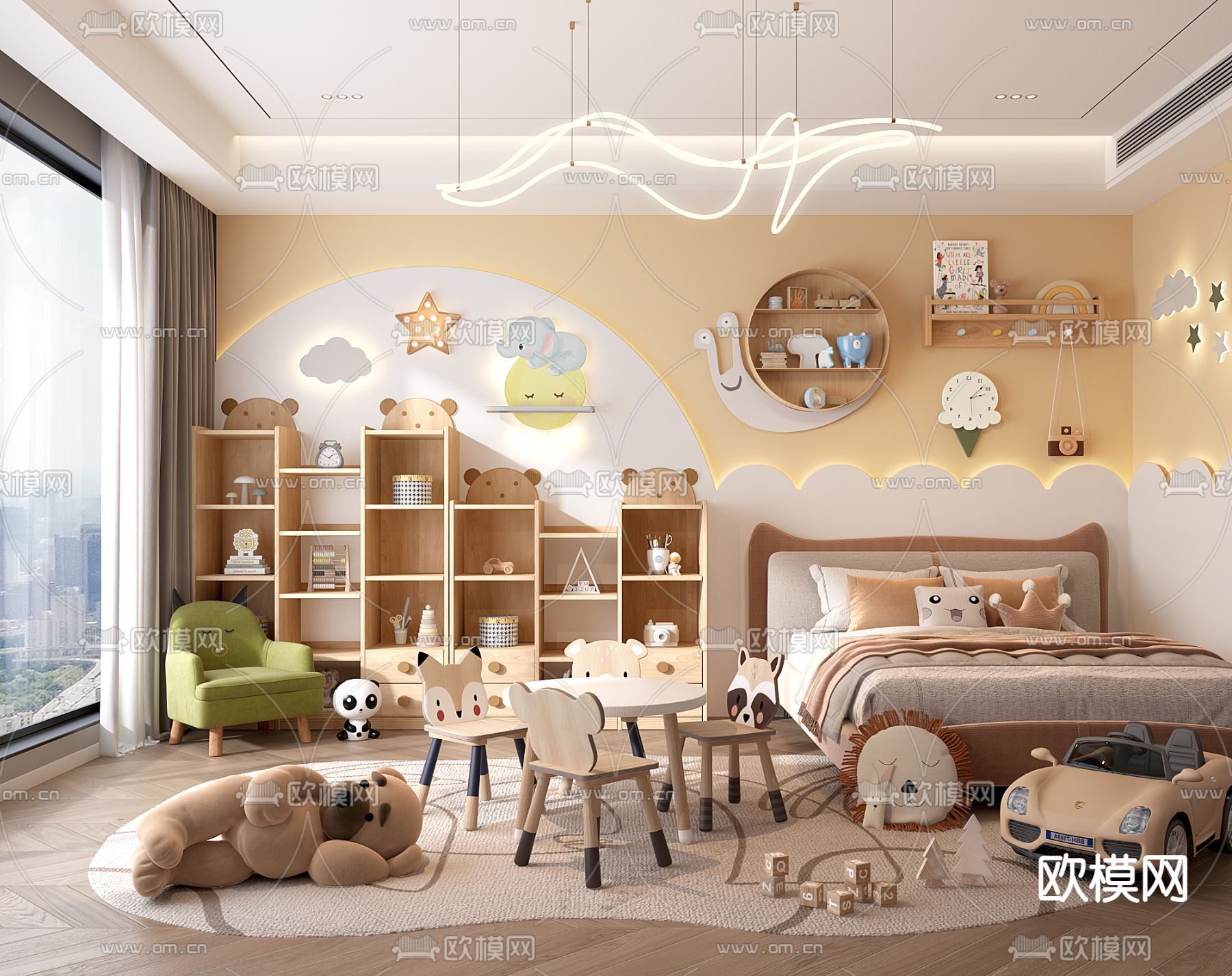 CHILDROOM SETS – VRAY / CORONA – 3D MODEL – 2612 - thumbnail 1