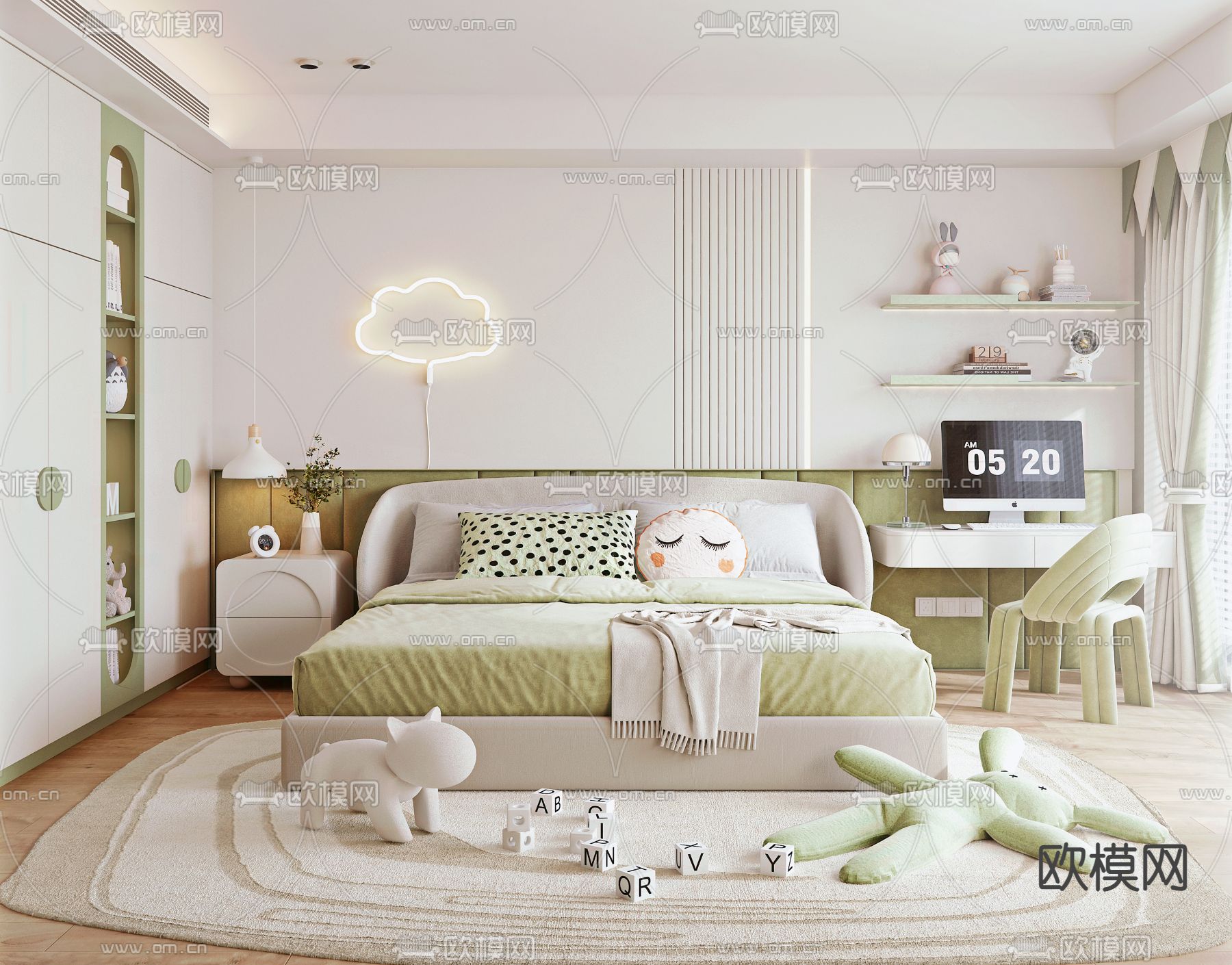 CHILDROOM SETS – VRAY / CORONA – 3D MODEL – 2613 - thumbnail 1