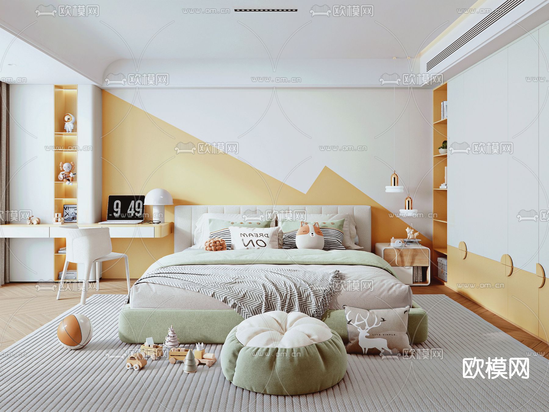 CHILDROOM SETS – VRAY / CORONA – 3D MODEL – 2614 - thumbnail 1