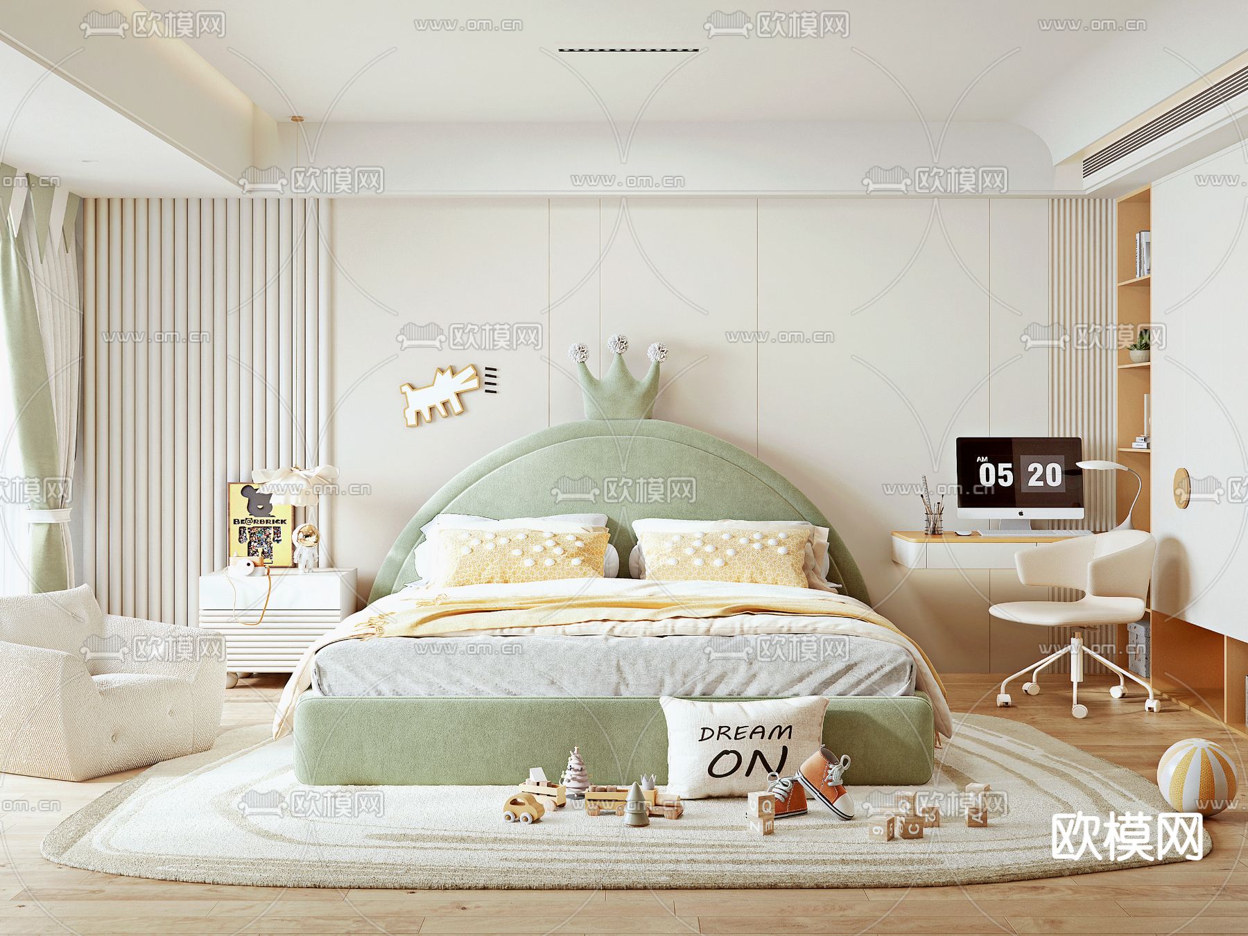 CHILDROOM SETS – VRAY / CORONA – 3D MODEL – 2623 - thumbnail 1