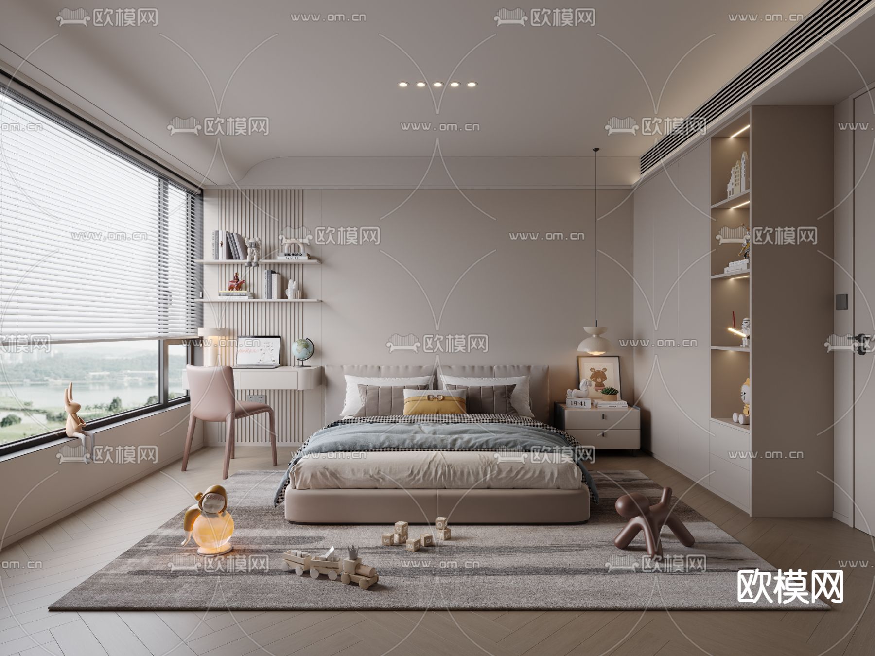 CHILDROOM SETS – VRAY / CORONA – 3D MODEL – 2638 - thumbnail 1