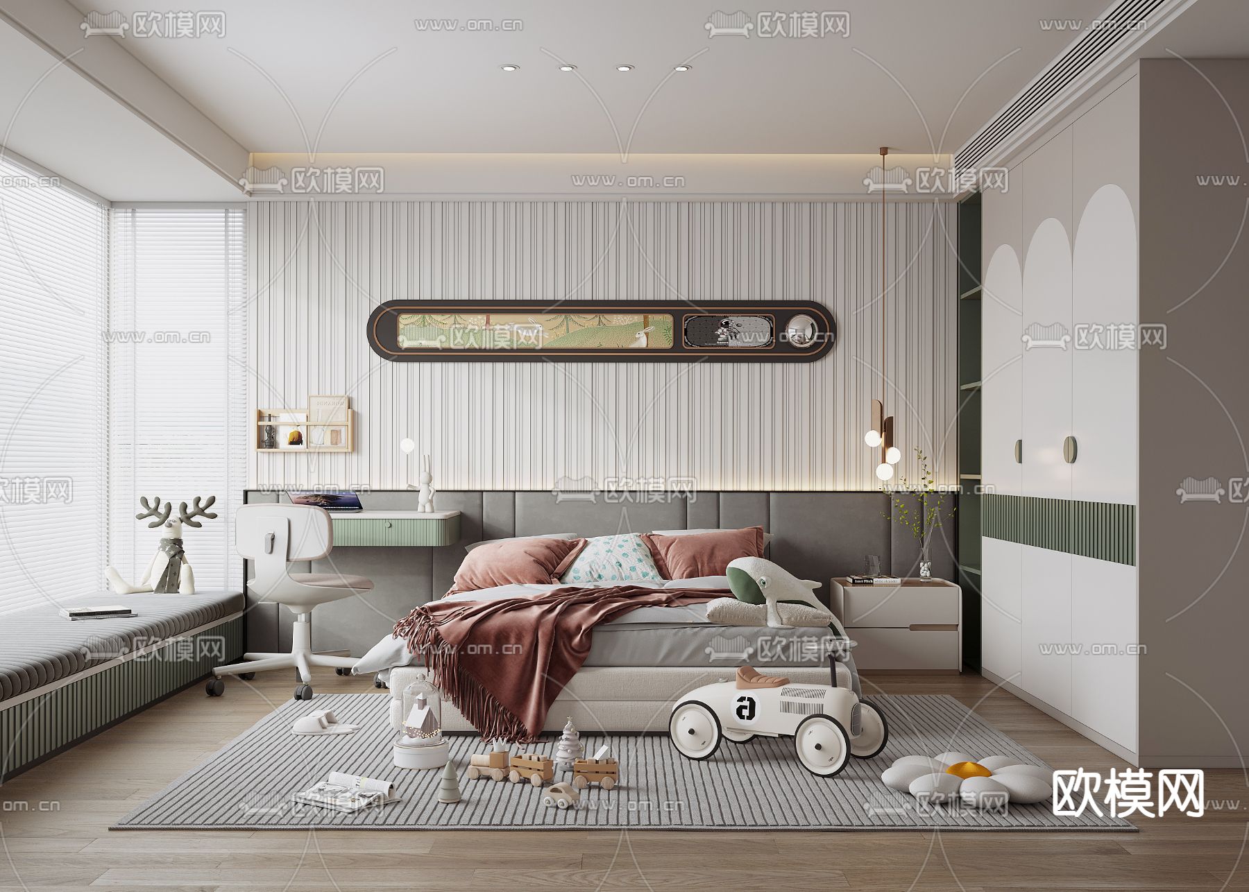 CHILDROOM SETS – VRAY / CORONA – 3D MODEL – 2642 - thumbnail 1