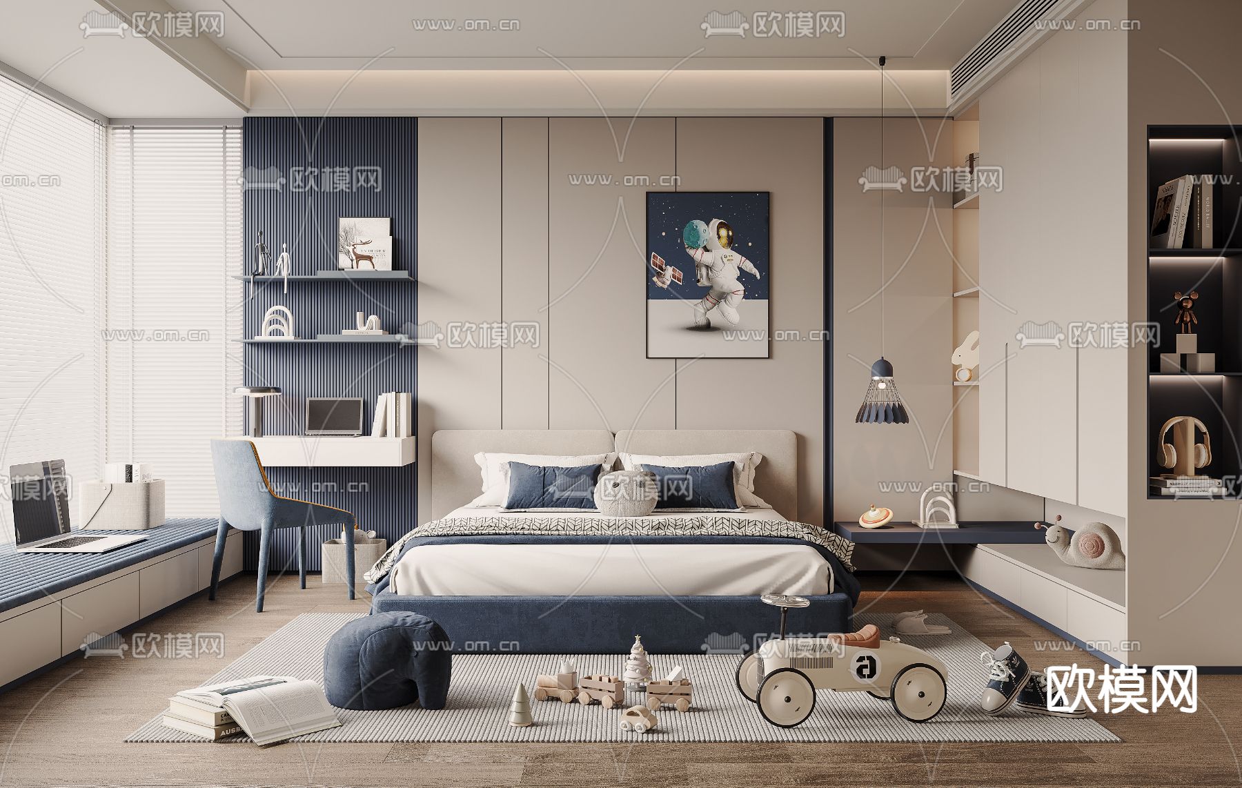 CHILDROOM SETS – VRAY / CORONA – 3D MODEL – 2653 - thumbnail 1