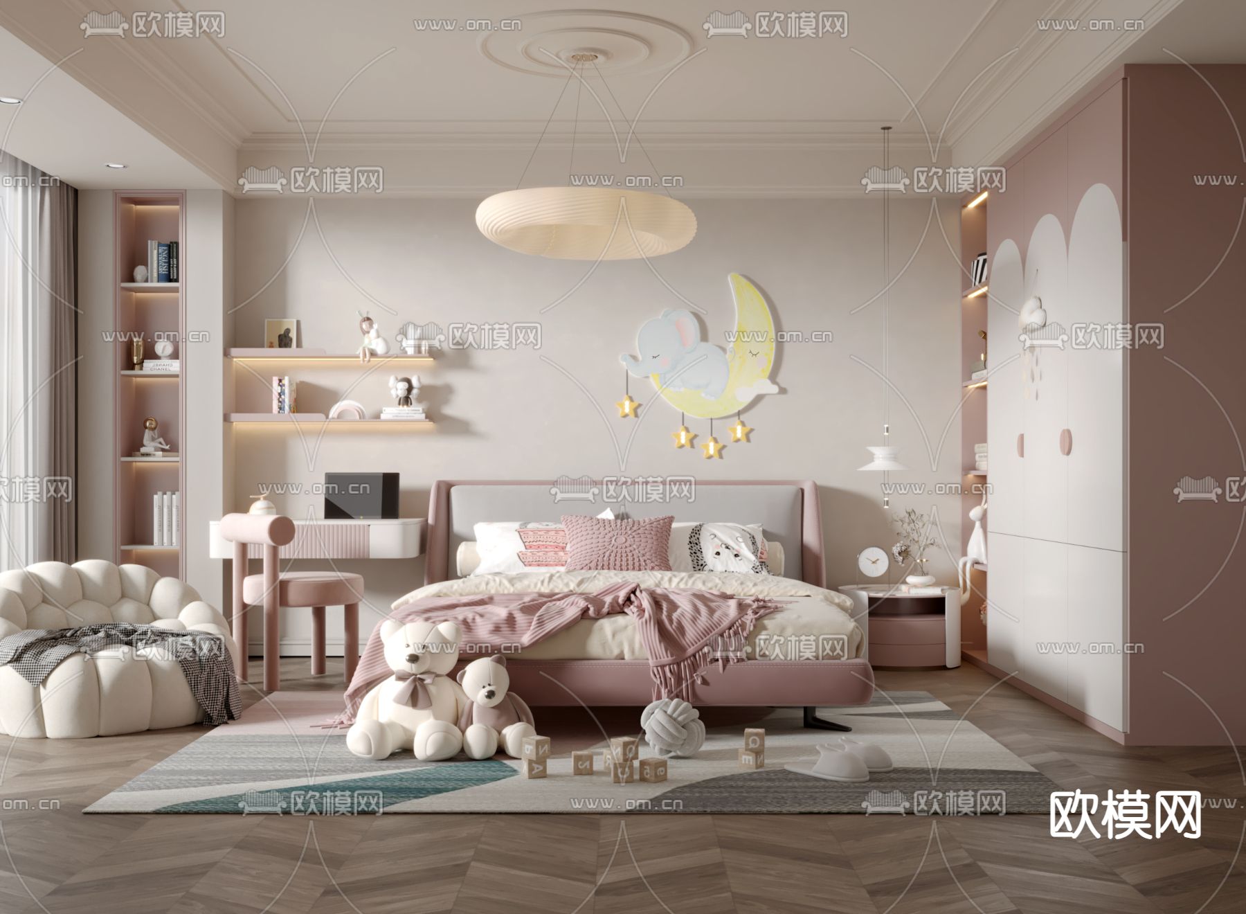 CHILDROOM SETS – VRAY / CORONA – 3D MODEL – 2654 - thumbnail 1