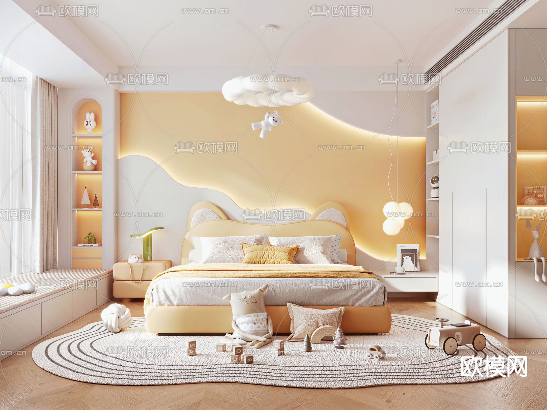 CHILDROOM SETS – VRAY / CORONA – 3D MODEL – 2657 - thumbnail 1