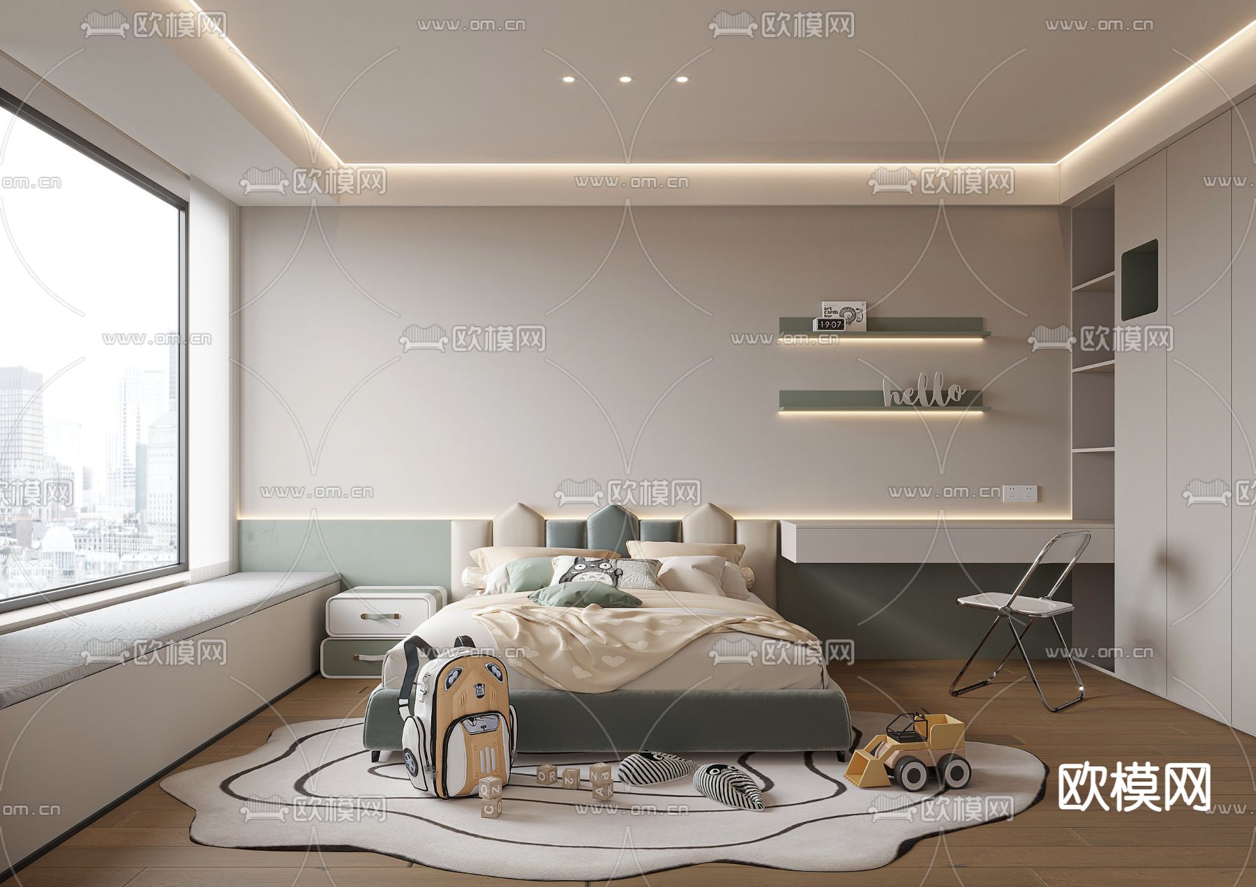 CHILDROOM SETS – VRAY / CORONA – 3D MODEL – 2667 - thumbnail 1