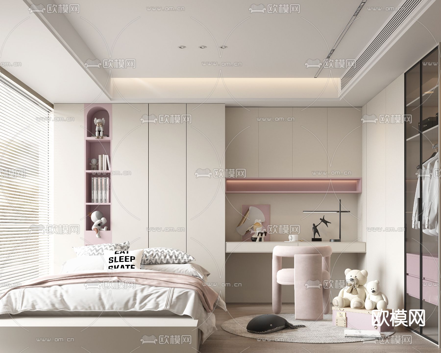 CHILDROOM SETS – VRAY / CORONA – 3D MODEL – 2668 - thumbnail 1