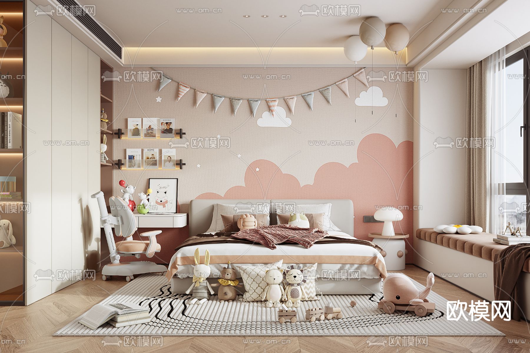 CHILDROOM SETS – VRAY / CORONA – 3D MODEL – 2675 - thumbnail 1