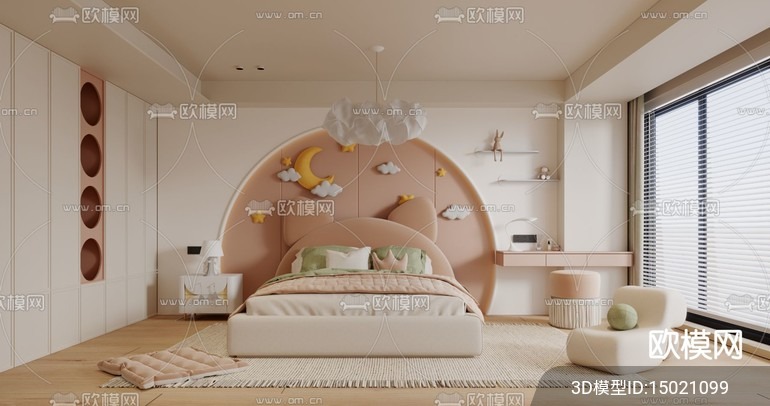 CHILDROOM SETS – VRAY / CORONA – 3D MODEL – 2679 - thumbnail 1