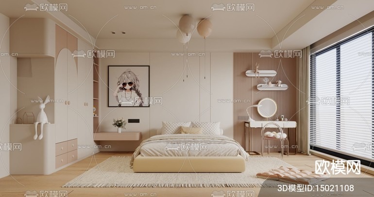 CHILDROOM SETS – VRAY / CORONA – 3D MODEL – 2680 - thumbnail 1