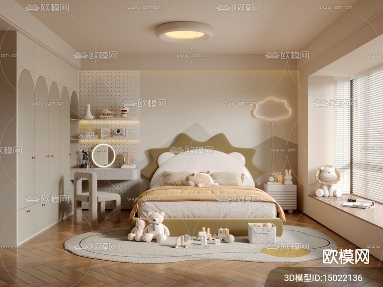 CHILDROOM SETS – VRAY / CORONA – 3D MODEL – 2683 - thumbnail 1