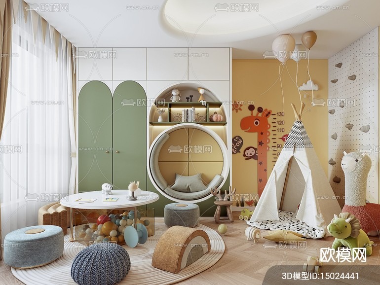 CHILDROOM SETS – VRAY / CORONA – 3D MODEL – 2686 - thumbnail 1