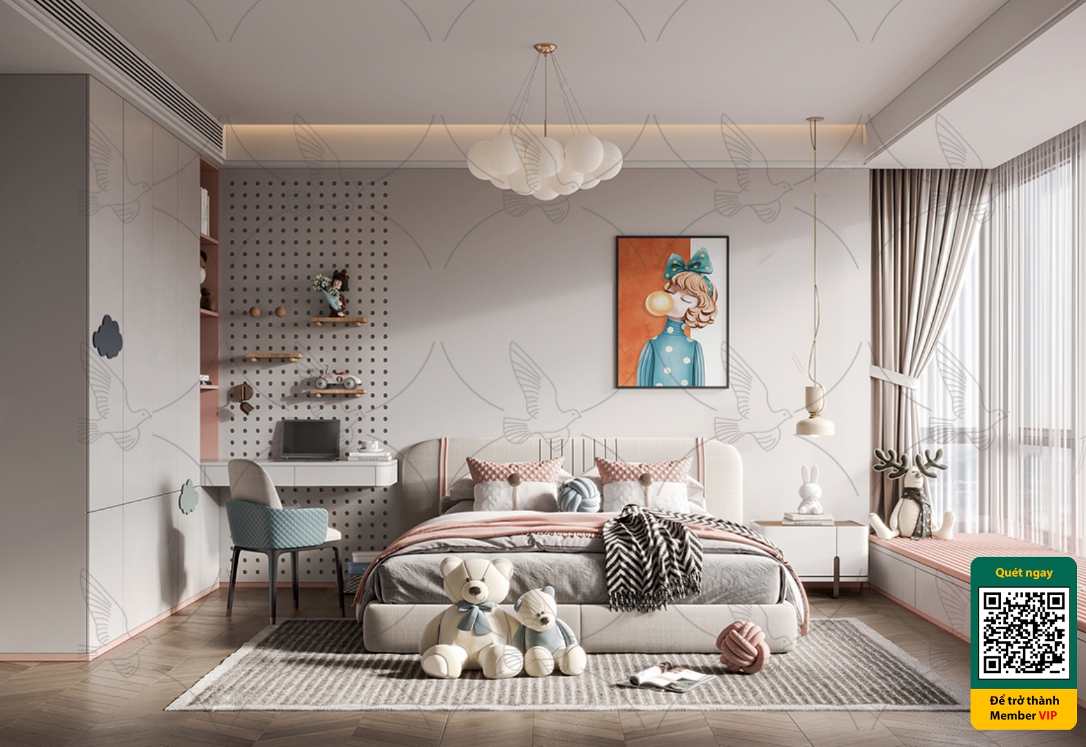 CHILDROOM SETS – VRAY / CORONA – 3D MODEL – 4090 - thumbnail 1