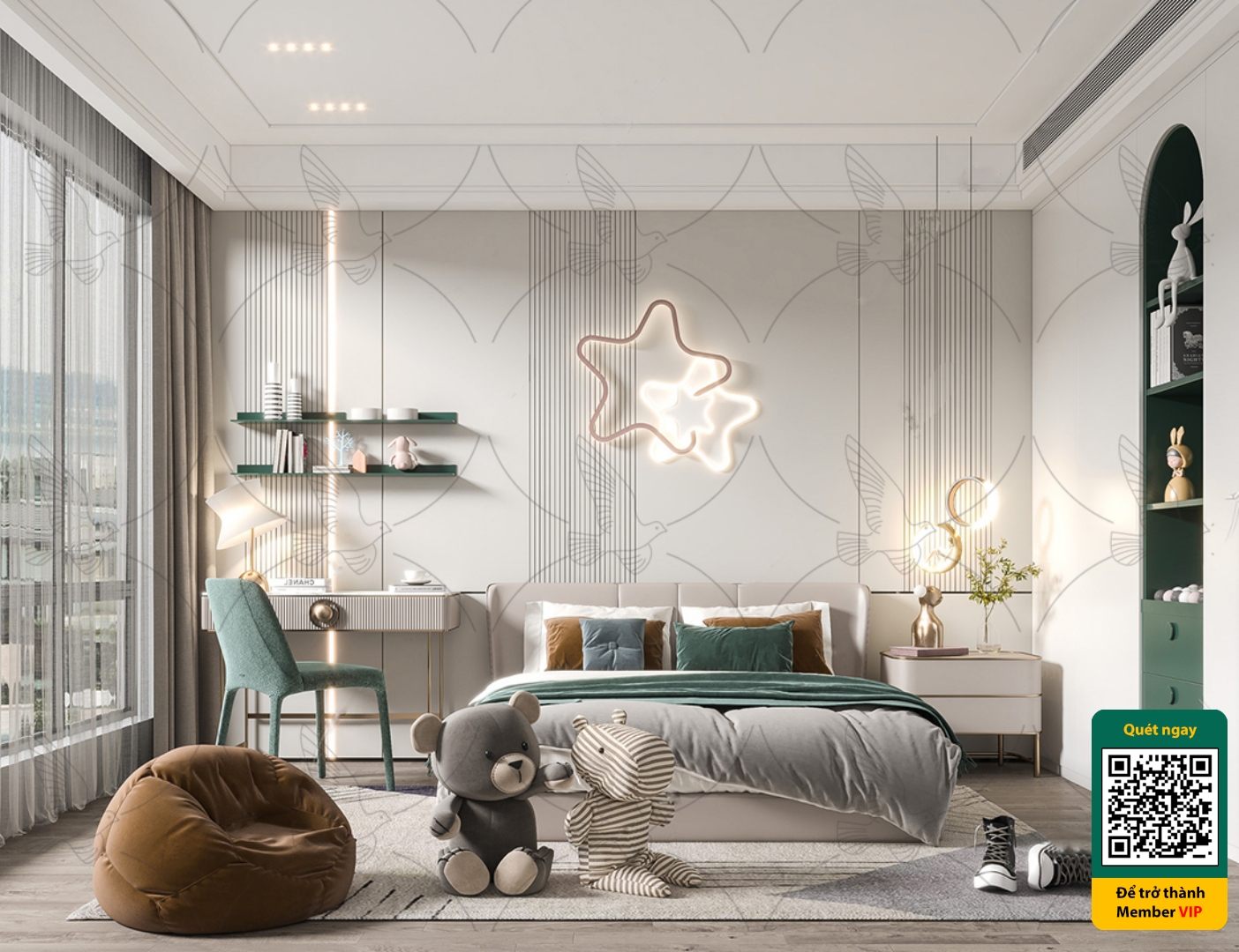 CHILDROOM SETS – VRAY / CORONA – 3D MODEL – 4093 - thumbnail 1