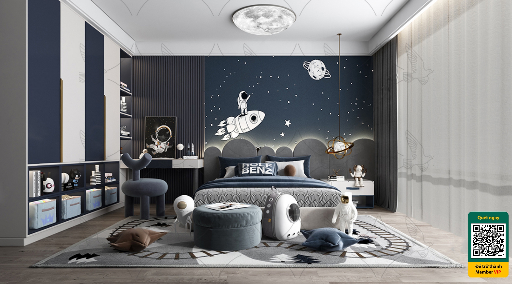 CHILDROOM SETS – VRAY / CORONA – 3D MODEL – 4094 - thumbnail 1