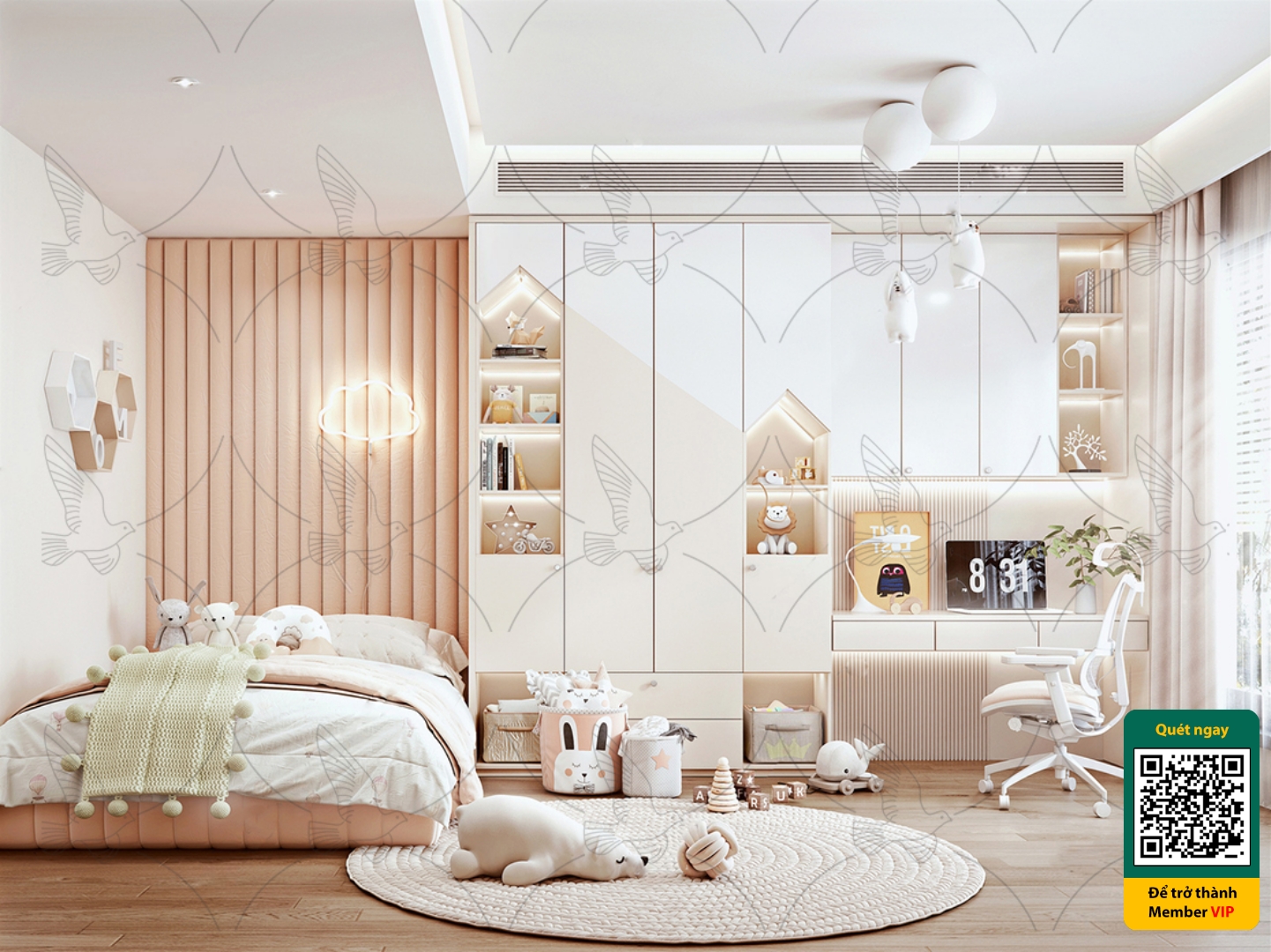 CHILDROOM SETS – VRAY / CORONA – 3D MODEL – 4095 - thumbnail 1