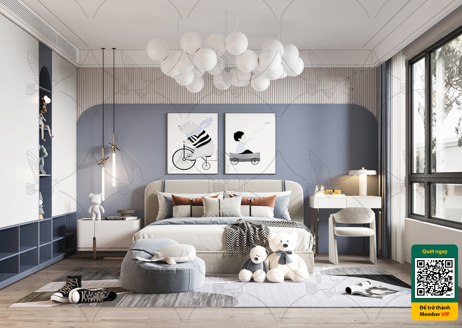 CHILDROOM SETS – VRAY / CORONA – 3D MODEL – 4097 - thumbnail 1