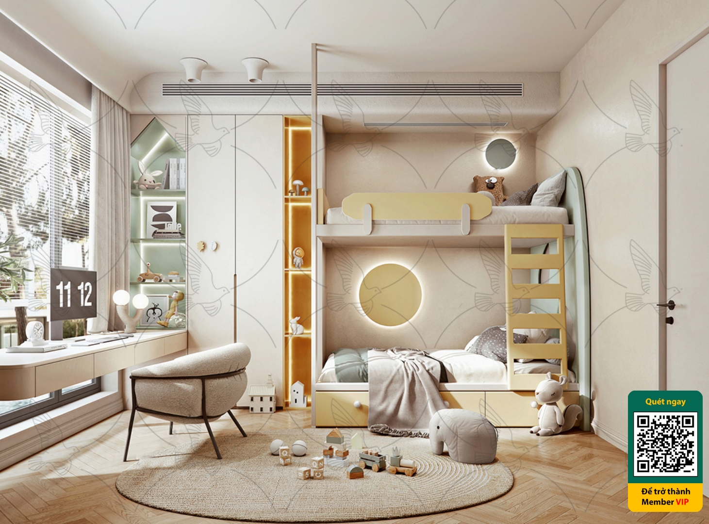 CHILDROOM SETS – VRAY / CORONA – 3D MODEL – 4098 - thumbnail 1