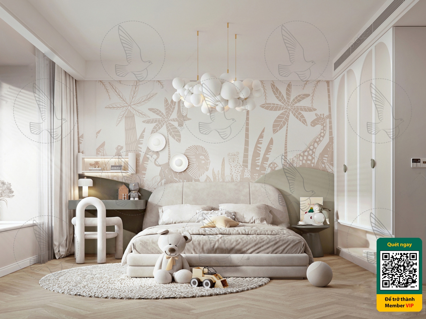 CHILDROOM SETS – VRAY / CORONA – 3D MODEL – 4103 - thumbnail 1