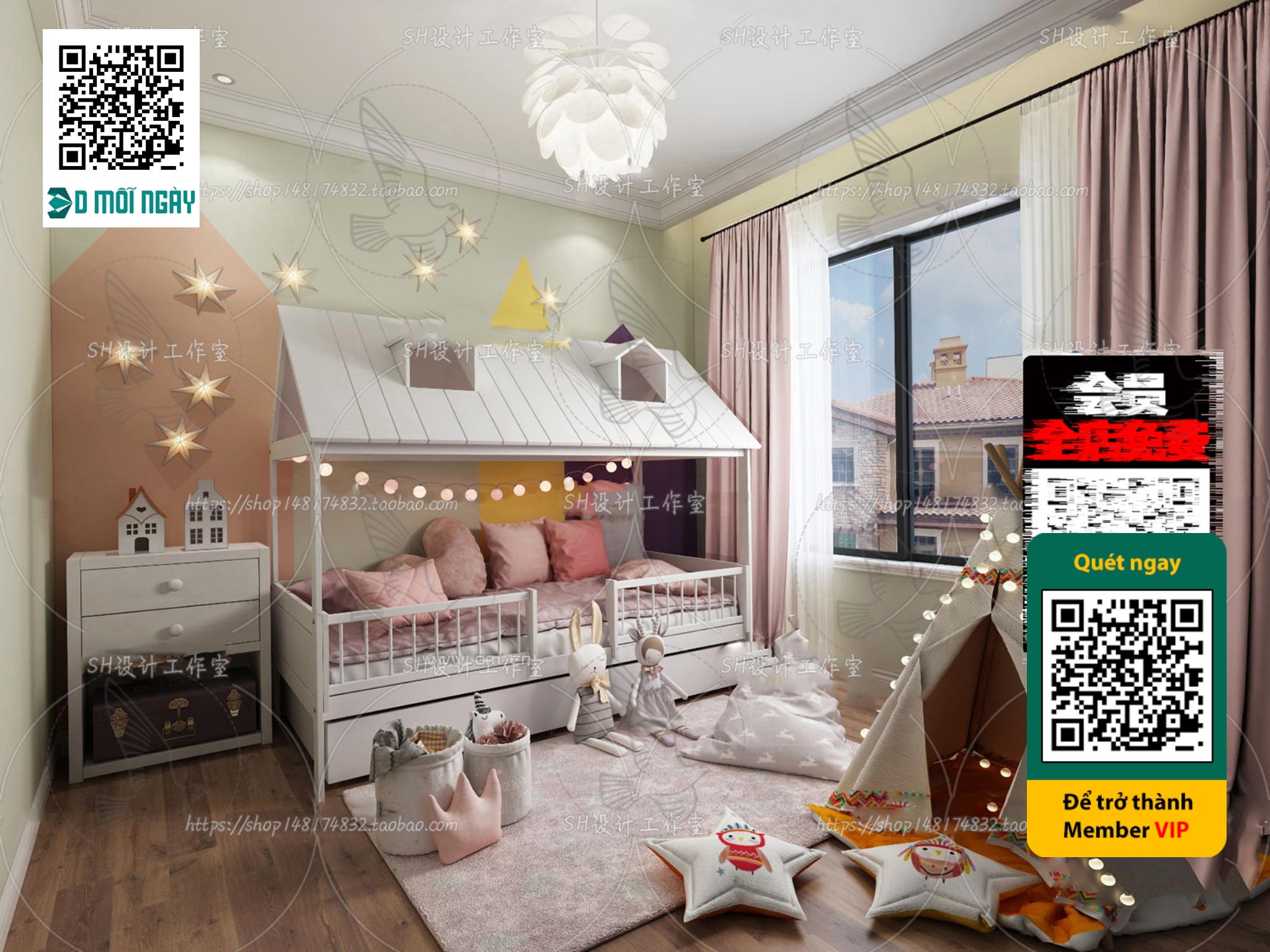 CHILDROOM SETS – VRAY / CORONA – 3D MODEL – 4668 - thumbnail 1