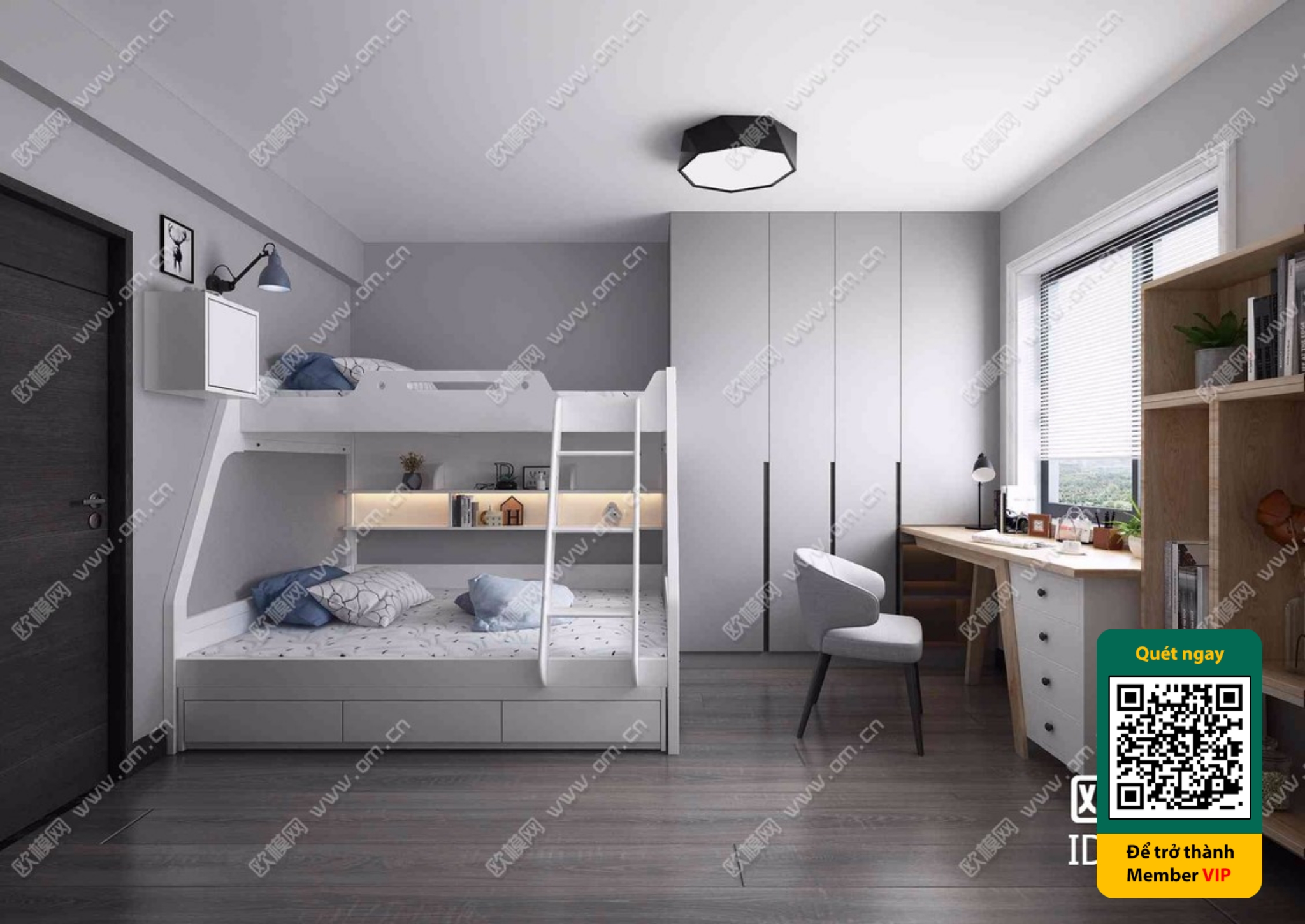 CHILDROOM SETS – VRAY / CORONA – 3D MODEL – 5427 - thumbnail 1